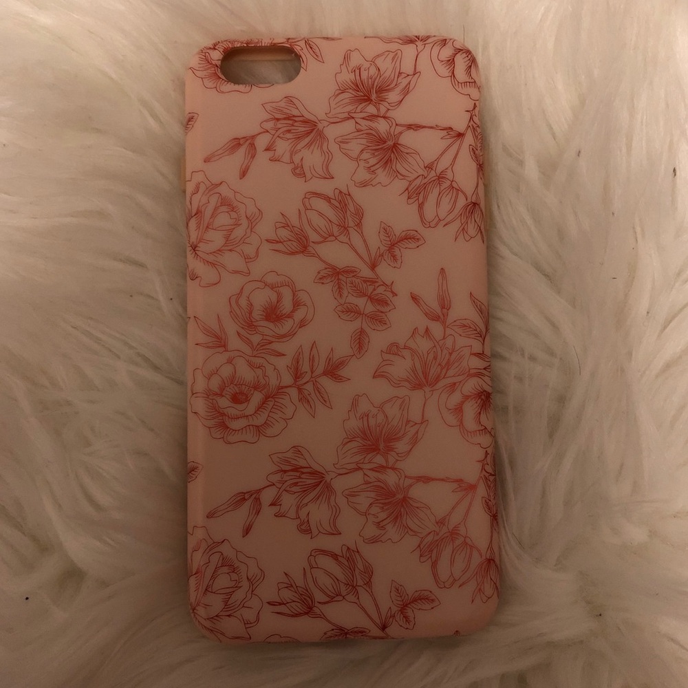 Velvet caviar pink floral iphone 6/7 plus case